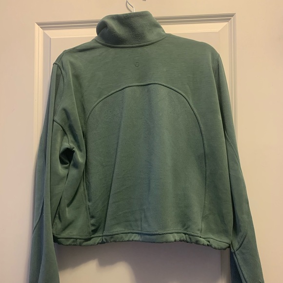 lululemon athletica Softstream Green Quarter-Zip Hoodie - Picture 3 of 5